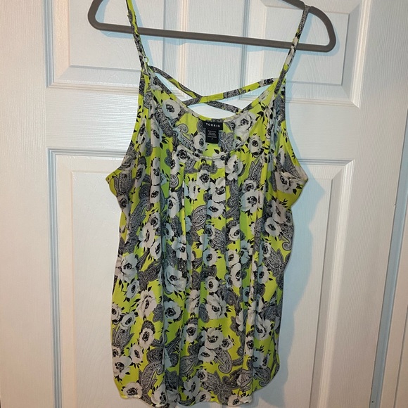 3/$30 sale✨✨✨ Torrid georgette crisscross cami - Picture 3 of 3